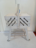 CESTINO PORTA LAVORO BIANCO H55XL33XP20 CM