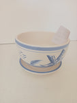 CACHE POT IN CERAMICA + PIATTO H8XDIAMETRO12 CM