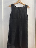 ABITO ZARA TGM NERO VELATO E MACRAME'