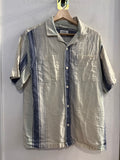 CAMICIA PULL&BEAR TGM PANNA/BLU UOMO