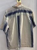 CAMICIA PULL&BEAR TGM PANNA/BLU UOMO