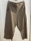 PANTALONE LARGO KAFFE TG44 VERDE MILITARE