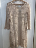 ABITO ZARA TGL TRAFORATO BEIGE