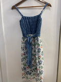 ABITO DONNA NATURALB TGS JEANS/MACRAME' MULTICOLOR