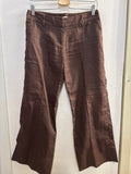 PANTALONE PROMOD TG42 LINO MARRONE