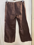 PANTALONE PROMOD TG42 LINO MARRONE