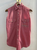 CANOTTA SENSATIONS TGS IN COTONE A QUADRETTI ROSSO/BIANCO