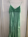 ABITO DESIGUAL TGS BLU FANTASIA C/CINTURINO INTRECCIATO
