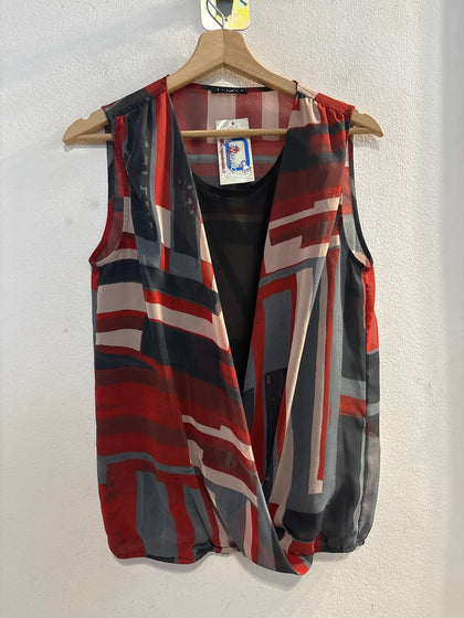 MAGLIA SISLEY TG.M NERO C/FANTASIA