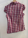 CAMICIA PDK TG.M FUCSIA A QUADRI