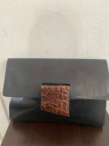 POCHETTE GRANDE VINTAGE G.MORETTO IN PELLE