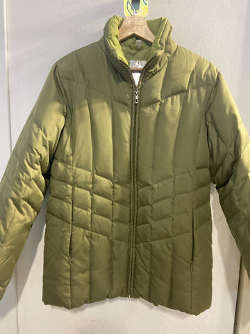 PIUMINO DAUNE TG40 VERDE PISTACCHIO DONNA