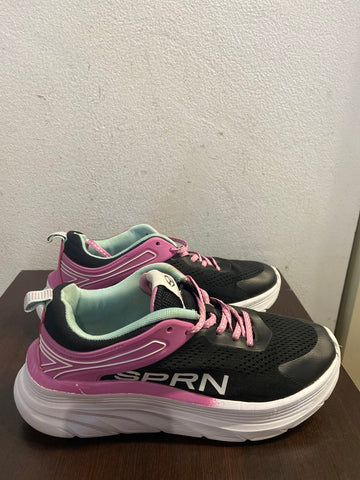SNEAKERS SOPRANI SPORT MIS.39 NERO/LILLA/AZZURRO