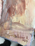 OLIO SU TELA FIGURA DI DONNA H70X50 CM