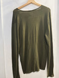 MAGLIA LES ARETE TGXL VERDE C/PERLINE