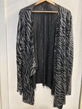 GIACCA CARDIGAN ATTITUDES TGXL NERO/GRIGIO LAME'