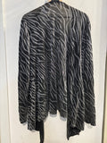 GIACCA CARDIGAN ATTITUDES TGXL NERO/GRIGIO LAME'