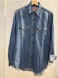 CAMICIA UOMO LEVI'S TGM JEANS BLU UOMO