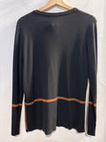 GIACCA LINKSOFT TGXL NERO/COGNAC