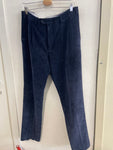 PANTALONE SB TG54 BLU VELLUTO UOMO