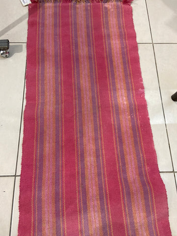 TAPPETO RETTANGOLARE ROSA 115X50 CM