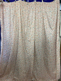 COPPIA TENDE L260X250CM ROSA C/STAMPA FIORI