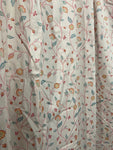 COPPIA TENDE L260X250CM ROSA C/STAMPA FIORI