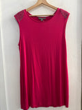 MAXI CANOTTA CAMOMILLA TG46 FUCSIA C/BORCHIETTE