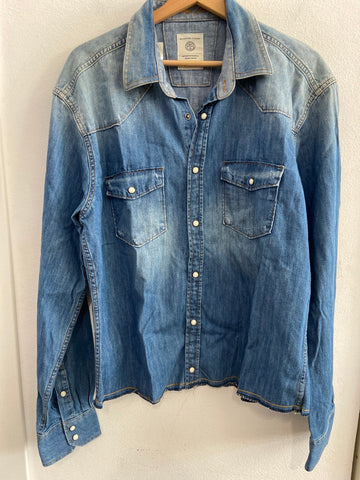 CAMICIA SELECTED TGXL BLU UOMO