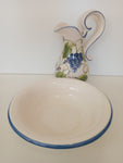CARAFFA + BACINELLA IN CERAMICA