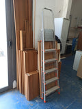 SCALA GIERRE 5 PEDATE IN ALLUMINIO