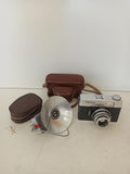 FOTOCAMERA VOIGTLANDER VITORET 35 MM + FLASH FERRANIA 200