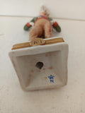SOLDATO IN PORCELLANA CAPODIMONTE BRUNO MERLI H25XL5XP5 CM