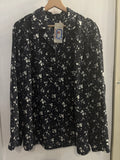 CAMICIA IMPERIAL TG55 BLU/BIANCO FANTASIA MISTO SETA