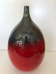 VASO MONOFIORE IN CERAMICA SMALTATA H35X20
