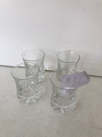 4 BICCHIERINI DA LIQUORE