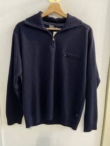 MAGLIONE REDELMARE TGM BLU MISTO LANA UOMO