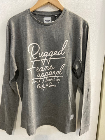 MAGLIA ONLY&SONS TGM GRIGIO UOMO