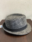 CAPPELLO UOMO MIS.55 GRIGIO SCOZZESE