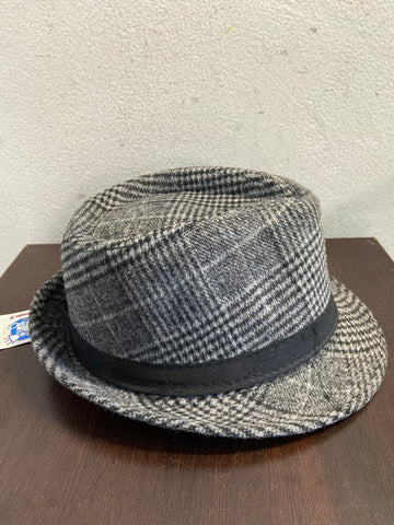 CAPPELLO UOMO MIS.55 GRIGIO SCOZZESE
