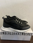 SNEAKERS BIKKEMBERGS MIS.39 NERO/BIANCO C/SCATOLO