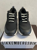 SNEAKERS BIKKEMBERGS MIS.39 NERO/BIANCO C/SCATOLO