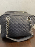 BORSA SPALLA D&G BAG LILY GRIGIA TESSUTO C/MANICO CATENA