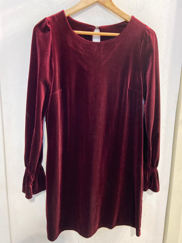 ABITO DONNA TGM BORDEAUX VELLUTO