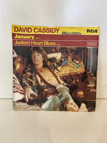 DISCO 45 GIRI JUNKED HEART BLUES - DAVID CASSIDY