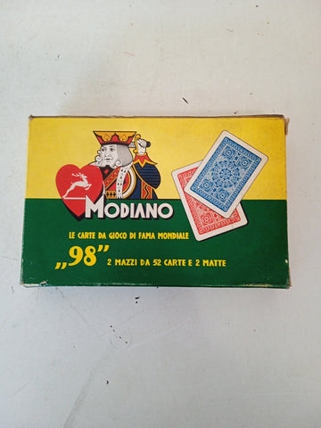 COPPIA MAZZI CARTE MODIANO