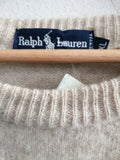 MAGLIONE RALPH LAUREN TGXL UOMO IN LANA BEIGE