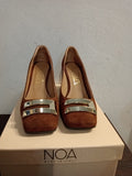 SCARPE TACCO NOA MIS.37 DONNA COGNAC C/SCATOLO