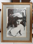 LITOGRAFIA DOMENICO PURIFICATO H65XL50 CM