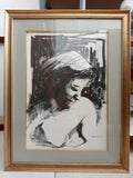 LITOGRAFIA DOMENICO PURIFICATO H65XL50 CM